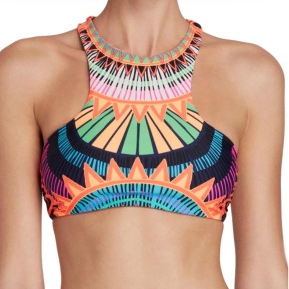 Mara Hoffman Reversible Racerback Bikini Top Sz XS - Picture 1 of 6